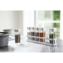 Set de 6 pots à épices avec support Tower