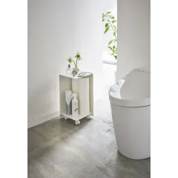 Rangement pour toilettes sur roulettes Caster
