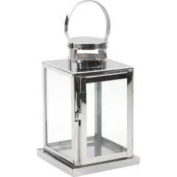 Lanterne de jardin métal brossé