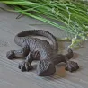 Salamandre en fonte 15 x 2 x 11 cm