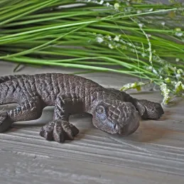 Salamandre en fonte 15 x 2 x 11 cm