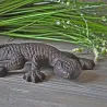 Salamandre en fonte 15 x 2 x 11 cm