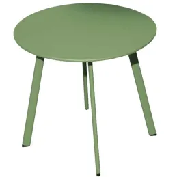 Table basse de jardin en acier Massai 40 cm