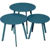 Table basse de jardin en acier Massai 40 cm