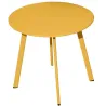 Table basse de jardin en acier Massai 40 cm