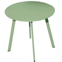 Table basse de jardin en acier Massai 40 cm