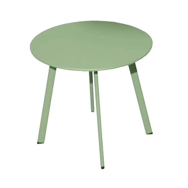 Table basse de jardin en acier Massai 40 cm
