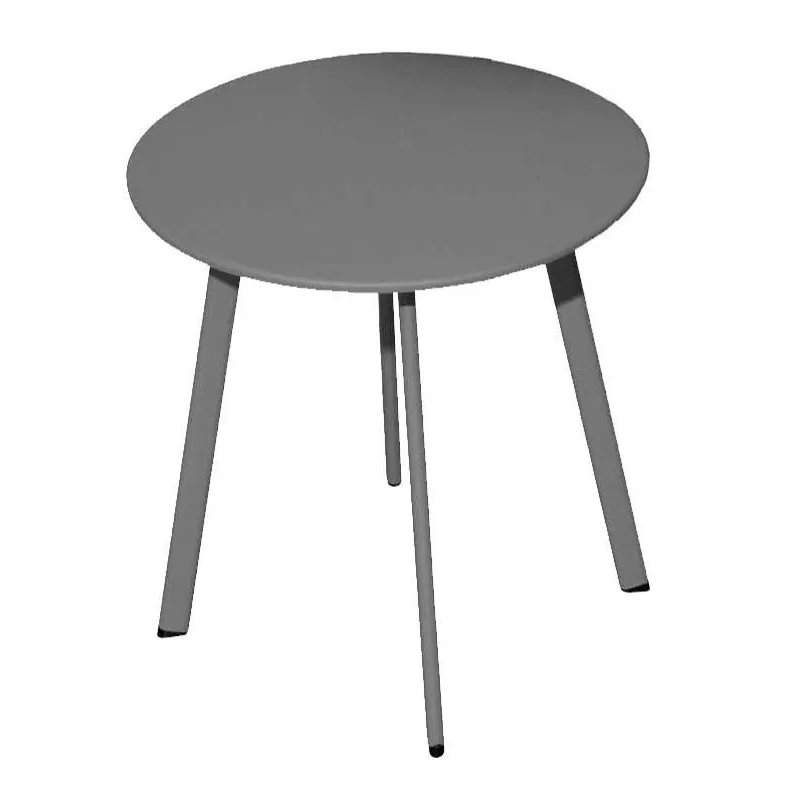 Table basse de jardin en acier Massai 45 cm