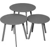 Table basse de jardin en acier Massai 45 cm