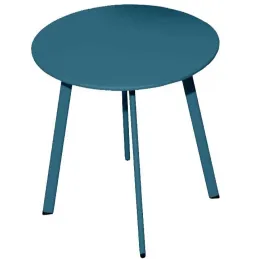 Table basse de jardin en acier Massai 45 cm