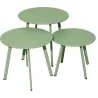 Table basse de jardin en acier Massai 50 cm