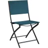 Chaise pliante en acier et toile Dream (Lot de 4)