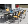 Fauteuils de jardin aluminium et toile Games (Lot de 6)