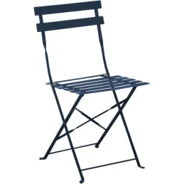 Chaises pliantes en acier Cuba (Lot de 2)