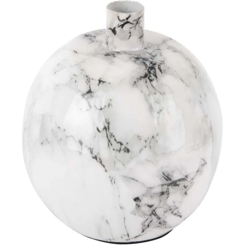 Bougeoir effet marbre 13 x 15 cm Marble