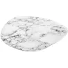 Plateau effet marbre blanc  Marble