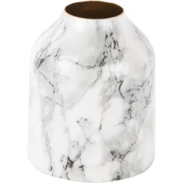 Vase effet marbre Marble extra 9 x 10 cm