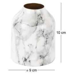 Vase effet marbre Marble extra 9 x 10 cm