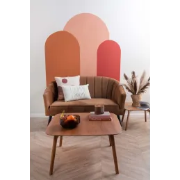 Coussin en coton 45 x 45 cm Sunset