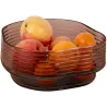 Corbeille à fruits en verre 22 x 11 cm Wave