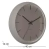 Horloge ronde en métal Nirvana Globe 40 cm