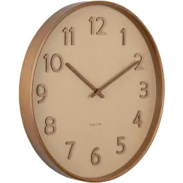 Horloge ronde en bois Pure grain
