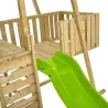 Aire de jeux en bois avec glissière et portique Kingswood