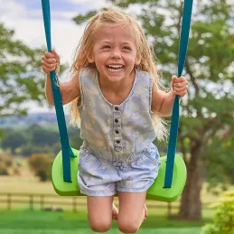 Aire de jeux en bois avec glissière et portique Kingswood