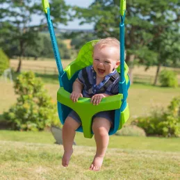 Aire de jeux en bois avec glissière et portique Kingswood