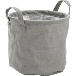 Cache pot en jute gris