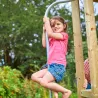 Aire de jeux en bois avec glissière et portique Castelwood