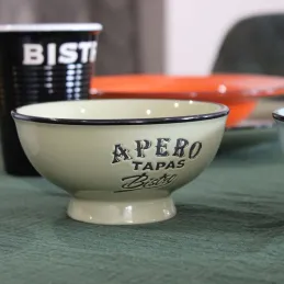 Bols à apéro colorés Brasserie bistrot (Lot de 6)
