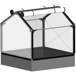 Potager PVC avec serre et protection Veg