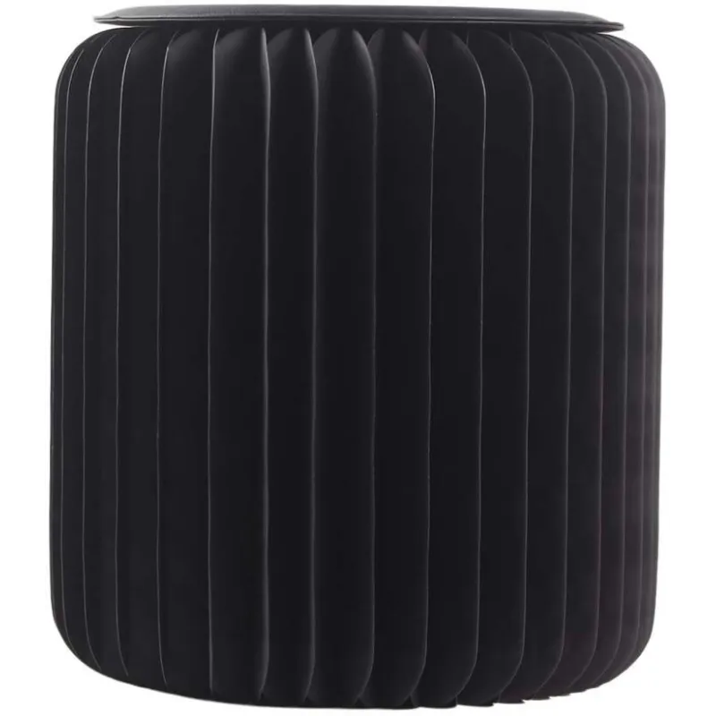 Pouf design en carton plié 35 cm