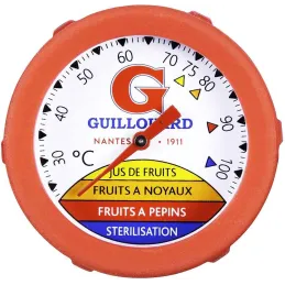 Thermomètre plongeur tige 25 cm