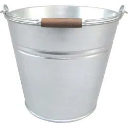Seau en acier galvanisé 11 litres