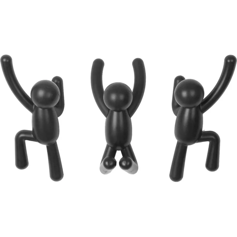 Patère bonhomme Buddy (Lot de 3)