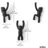 Patère bonhomme Buddy (Lot de 3)