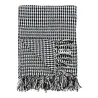 Plaid Pied-de-poule en coton
