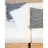 Plaid Pied-de-poule en coton