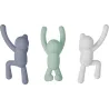 Patère bonhomme Buddy (Lot de 3)