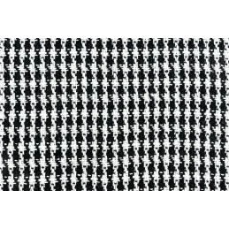 Plaid Pied-de-poule en coton