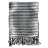 Plaid Pied-de-poule en coton
