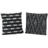 Coussins en coton graphiques (Lot de 2)