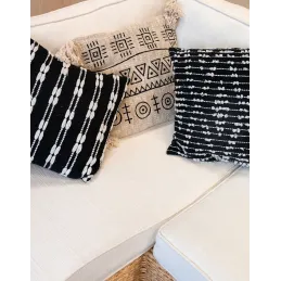 Coussins en coton graphiques (Lot de 2)