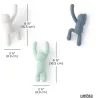 Patère bonhomme Buddy (Lot de 3)