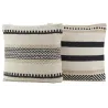 Coussins en coton graphiques et ethniques (Lot de 2)