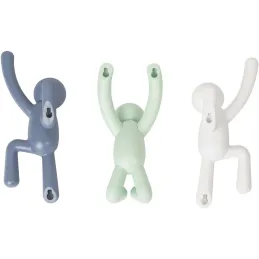 Patère bonhomme Buddy (Lot de 3)
