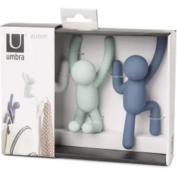 Patère bonhomme Buddy (Lot de 3)