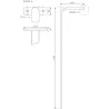 Barre de pompier enfant 2.50 m